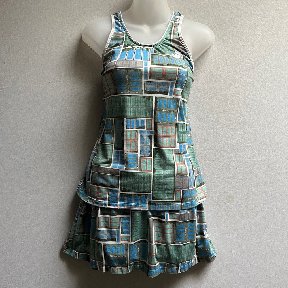 New Balance Coco Gauff Tennis Outfit Skort tank top set Sz M
